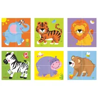 Puzzle 3D VIGA Animale sălbatice 2+/ Numărul de piese: 4 photo 3