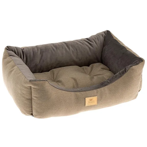 Кровать для кошек Ferplast Chester Бархат/ Brown photo 1