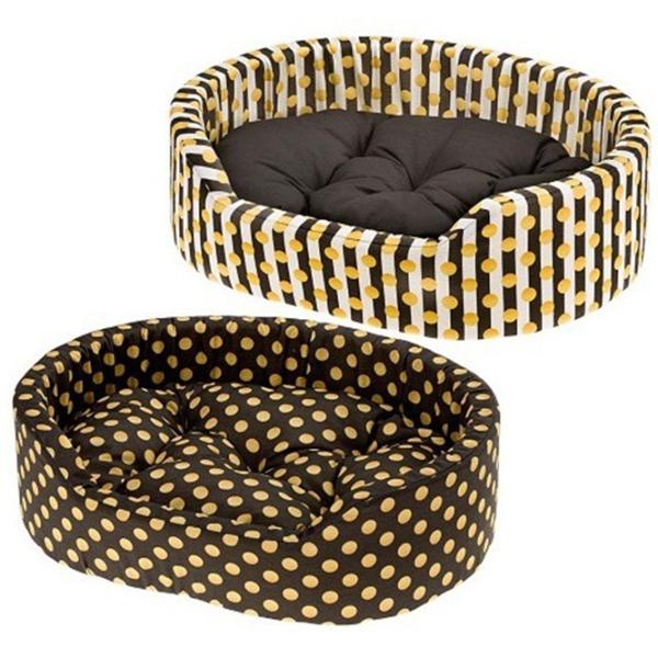 Кровать для кошек Ferplast DANDY 55 CUSH. POIS-LINES Хлопок/ Разноцветный photo 1