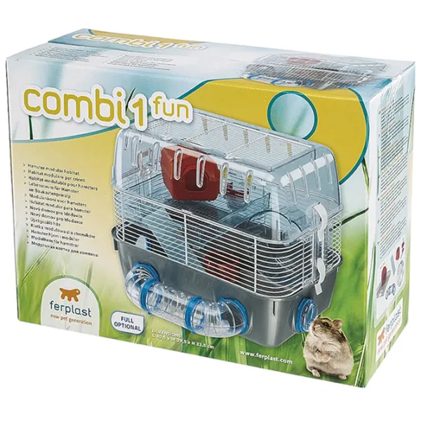 Клетка для грызунов Ferplast Combi 1 fun Металл/ Grey photo 2