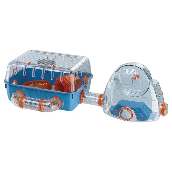Клетка для грызунов Ferplast Combi 2 Пластик/ Blue photo 1