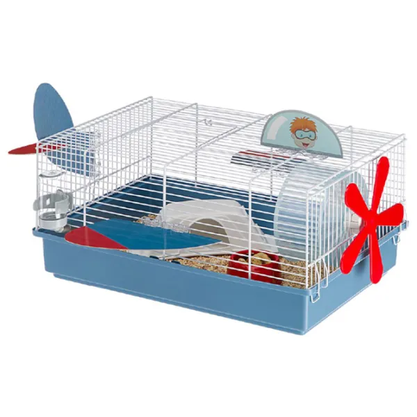 Клетка для грызунов Ferplast Criceti 9 plane Металл/ Blue photo 1