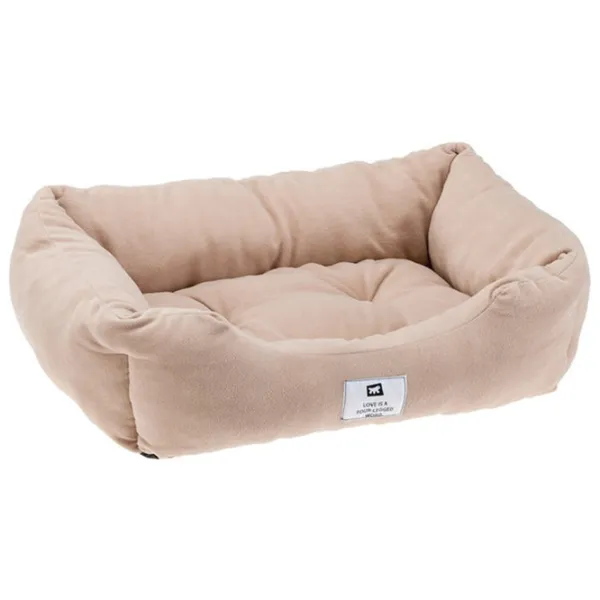 Pat pentru pisici Ferplast COCCOLO Microfleece/ Beige photo 1 Pat pentru pisici Ferplast COCCOLO Microfleece/ Beige photo 1