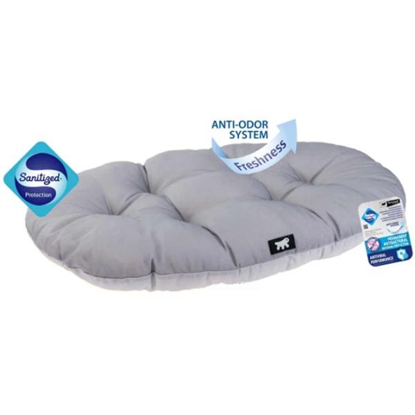 Кровать для кошек Ferplast RELAX 89/ 10 SANITIZED Хлопок/ Grey photo 2