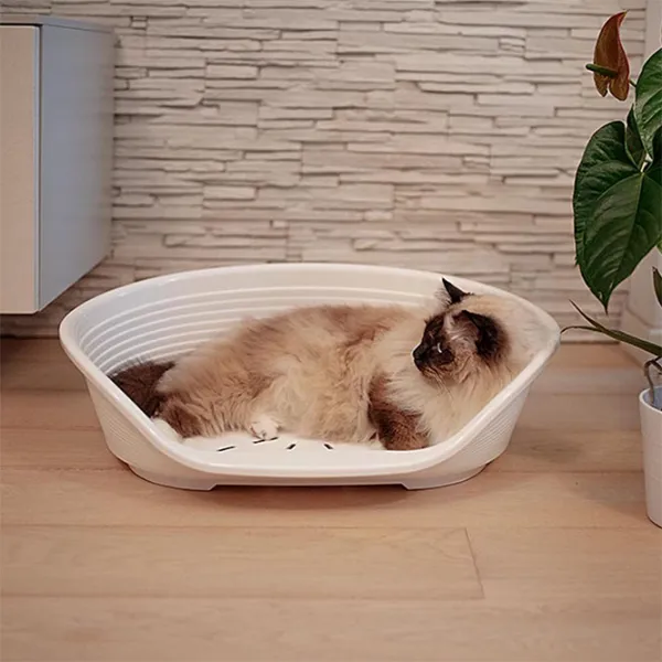 Кровать для кошек Ferplast SIESTA DELUXE 4 Пластик/ White photo 2 Кровать для кошек Ferplast SIESTA DELUXE 4 Пластик/ White photo 2