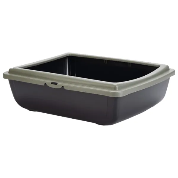 Лоток для кошек Beeztees Juliet Eco Открытый/ Black photo 1 Лоток для кошек Beeztees Juliet Eco Открытый/ Black photo 1