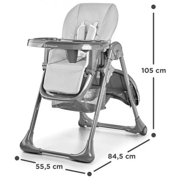 Scaun de masă KinderKraft Tastee (KHTAST00ROS0000) / 6 luni / Pink  photo 5 Scaun de masă KinderKraft Tastee (KHTAST00ROS0000) / 6 luni / Pink  photo 5