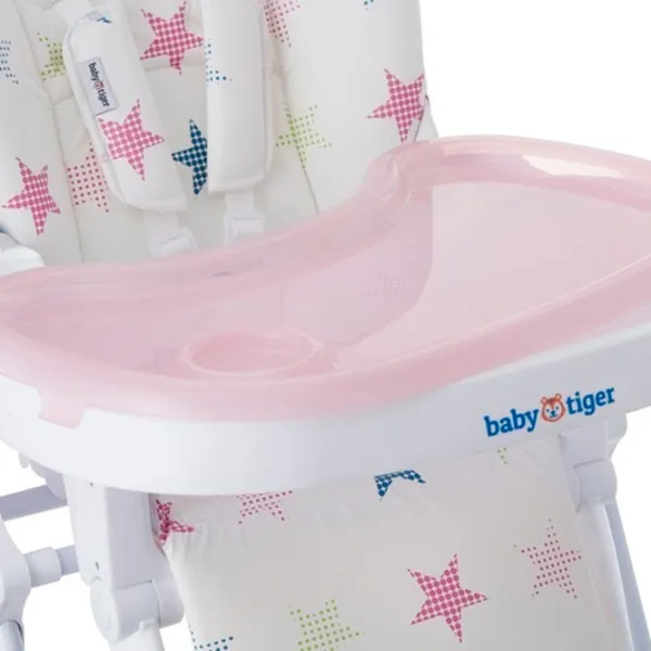 Стульчик для кормления BabyTiger Benji (BTKBENJPNK0000 ) 6 месяцев/ Pink photo 6 Стульчик для кормления BabyTiger Benji (BTKBENJPNK0000 ) 6 месяцев/ Pink photo 6