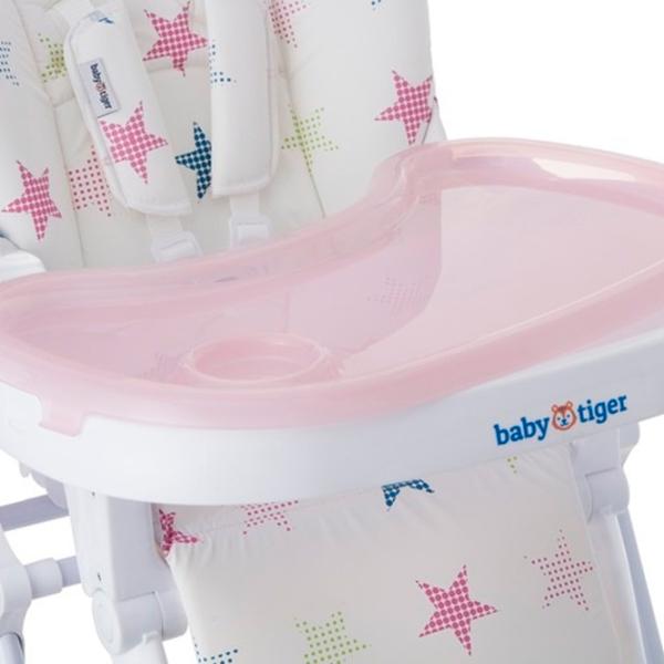 Стульчик для кормления BabyTiger Benji (BTKBENJPNK0000 ) 6 месяцев/ Pink photo 6 Стульчик для кормления BabyTiger Benji (BTKBENJPNK0000 ) 6 месяцев/ Pink photo 6