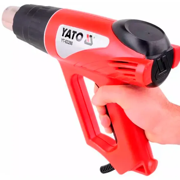 Suflantă de aer cald Yato YT82291 2000 W / Red photo 3