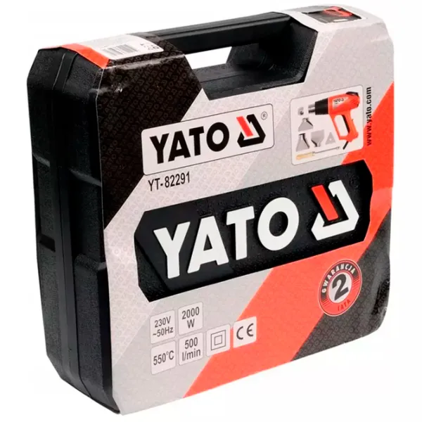 Suflantă de aer cald Yato YT82291 2000 W / Red photo 7