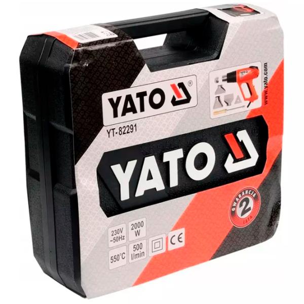 Suflantă de aer cald Yato YT82291 2000 W / Red photo 7