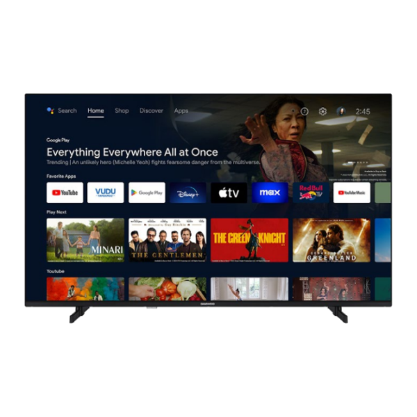 Телевизор Daewoo 55DM82UAQ 55"/ QLED/ 4K/ Smart TV/ Black photo 1