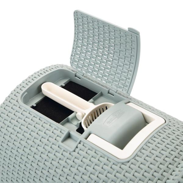 Лоток для кошек Curver 400488 Крытый/ Светло-синий photo 3 Лоток для кошек Curver 400488 Крытый/ Светло-синий photo 3