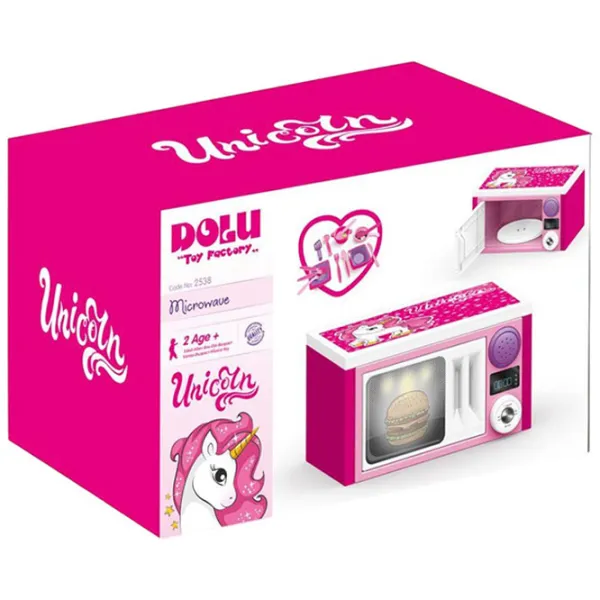 Ролевые игры Dolu Toy Microwave Unicorn 3+/ Кухня photo 2