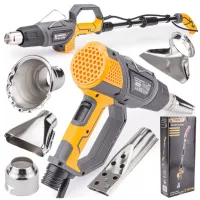Строительный фен Powermat PM-WPL-2100M 2000 Вт/ Gray photo 3