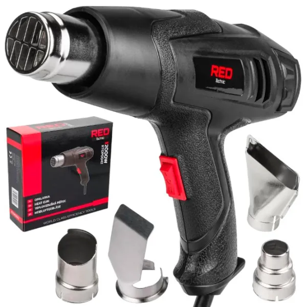 Suflantă de aer cald Red Technic RTOP0042 2000 W/ Black photo 7