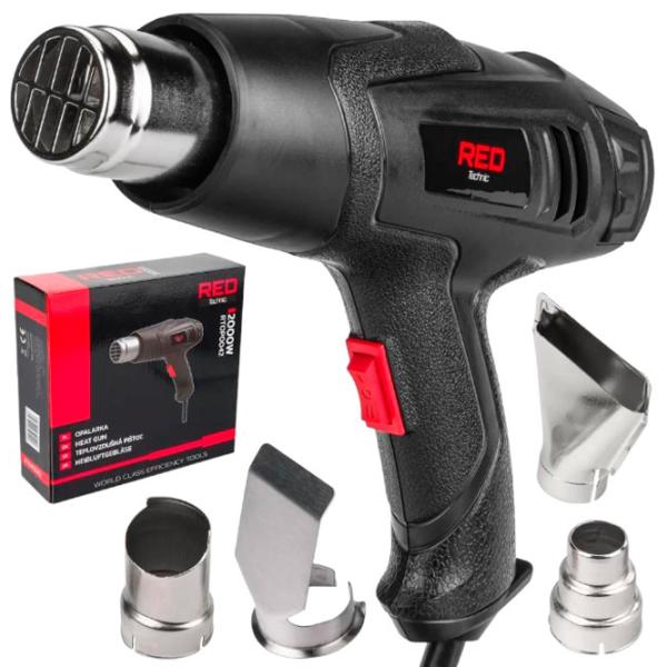 Suflantă de aer cald Red Technic RTOP0042 2000 W/ Black photo 7