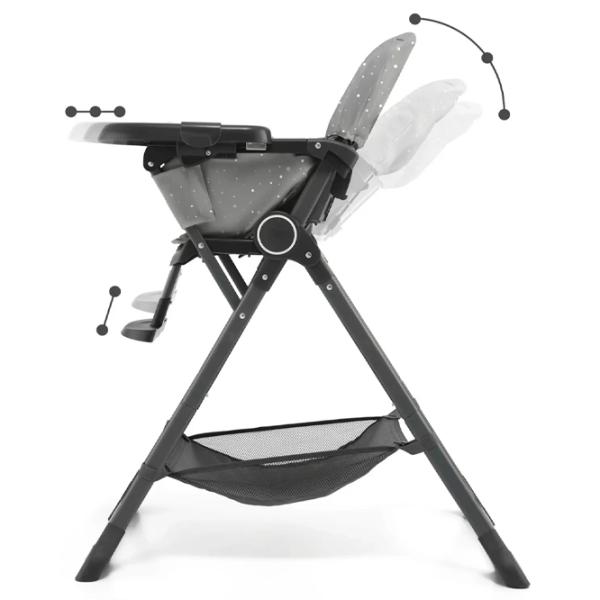 Scaun de masă KinderKraft Foldee (KHFOLD00GRY0000) 6 luni/ Gray photo 6