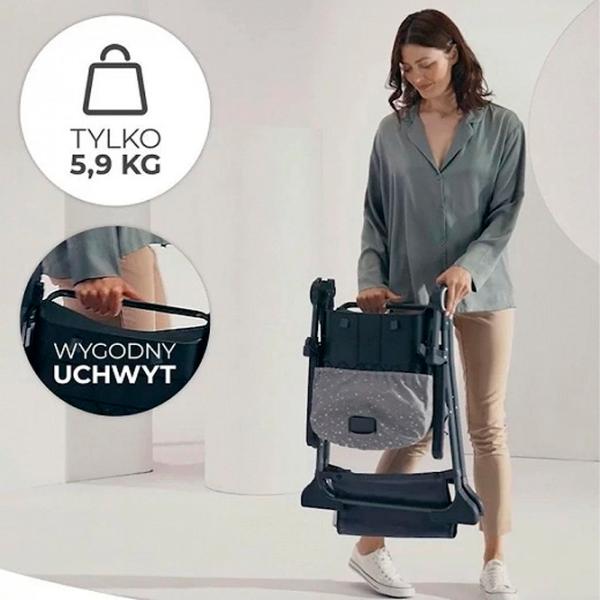 Scaun de masă KinderKraft Foldee (KHFOLD00GRY0000) 6 luni/ Gray photo 8