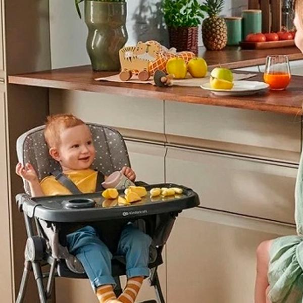 Scaun de masă KinderKraft Foldee (KHFOLD00GRY0000) 6 luni/ Gray photo 9