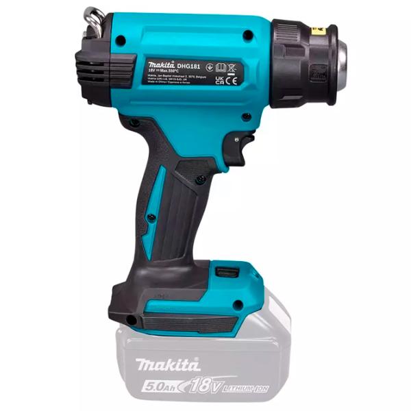 Suflantă de aer cald Makita DHG181ZK Blue photo 2