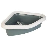 Tavă pentru pisici Beeztees Sprint Corner De colț/ Light Blue