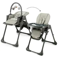 Стульчик для кормления KinderKraft Tummie (KHTUMM00GRY0000) / 0 месяцев / Серый photo 4
