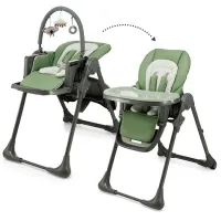 Scaun de masă KinderKraft Tummie (KHTUMM00GRE0000) / 0 luni / Green photo 4