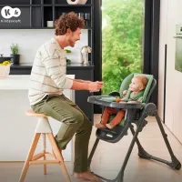 Scaun de masă KinderKraft Tummie (KHTUMM00GRE0000) / 0 luni / Green photo 10