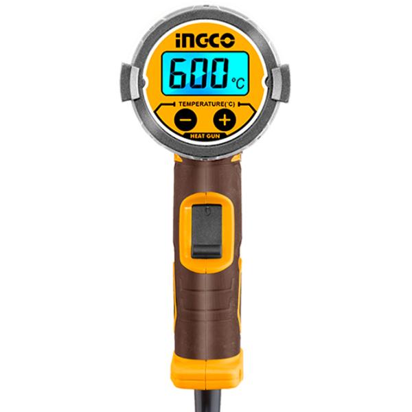 Suflantă de aer cald INGCO HG200058 2000 W/ Yellow photo 5