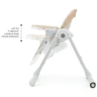 Scaun de masă KinderKraft Tummie (KHTUMM00BEG0000) / 0 luni / Beige photo 7