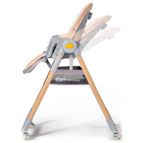Scaun de masă KinderKraft Lastree (KHLAST00BEGW000) / 0 luni / Wood  photo 2