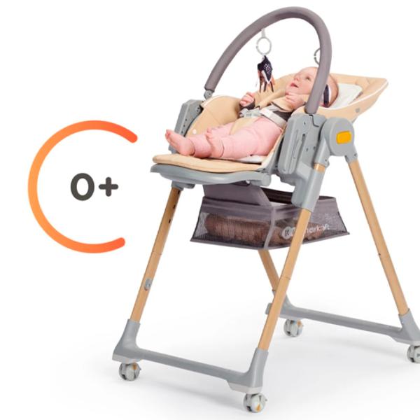 Scaun de masă KinderKraft Lastree (KHLAST00BEGW000) / 0 luni / Wood  photo 5