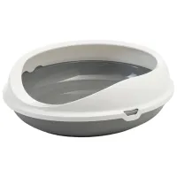 Tavă pentru pisici Beeztees Figaro Oval Deschisă/ Gray