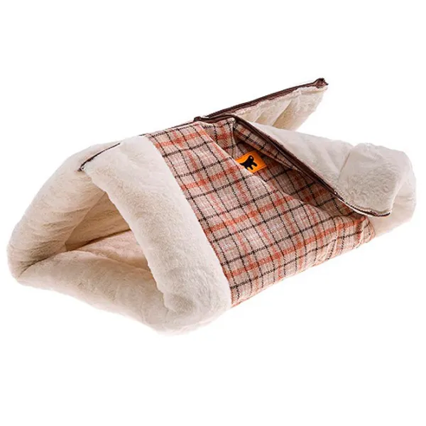 Pat pentru pisici Ferplast IGLOO Bumbac/ Beige photo 1