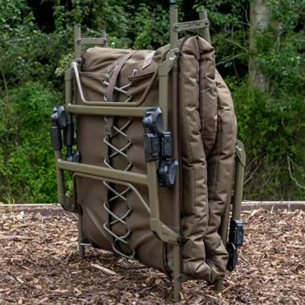 Раскладушка Avid Carp Benchmark LevelTech 110 кг/ Khaki photo 2
