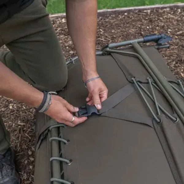 Раскладушка Avid Carp Benchmark LevelTech 110 кг/ Khaki photo 4