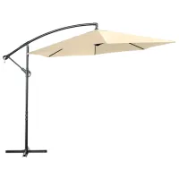 Зонт садовый Jumi OM-433885 Черный Бежевый