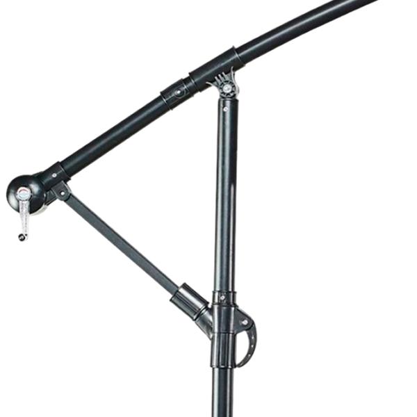 Umbrelă de grădină Jumi OM-433885 Black Beige photo 2 Umbrelă de grădină Jumi OM-433885 Black Beige photo 2