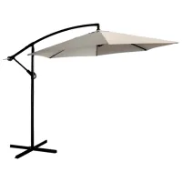 Зонт садовый Jumi OM-755246 Черный Темно-бежевый