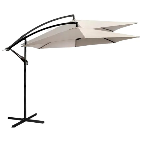 Umbrelă de grădină Jumi OM-755246 Black Dark Beige photo 2 Umbrelă de grădină Jumi OM-755246 Black Dark Beige photo 2