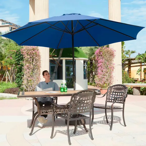 Umbrelă de grădină Waltz Murcia U0008 Black Blue photo 5