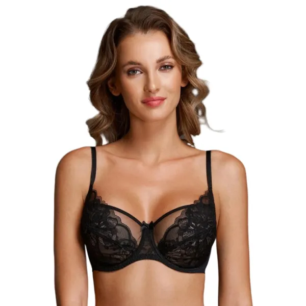 Sutien pentru femei Milavitsa 124970 90E/ Black/ Balconette photo 1