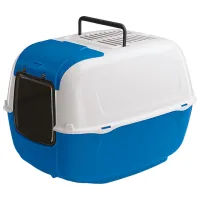 Tavă pentru pisici Ferplast Prima Cabrio Acoperită/ Blue