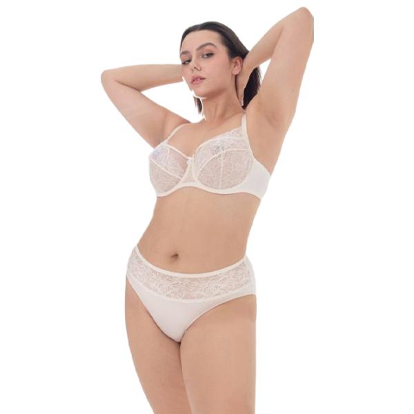 Sutien pentru femei Milavitsa 124970 85D/ White/ Balconette photo 3