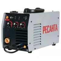 Сварочный аппарат Resanta R6524 230 В полуавтоматическая (MIG/ MAG) , аргонно-дуговая (TIG)/ Gray