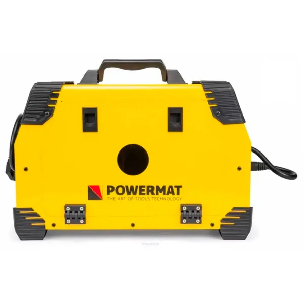 Aparat de sudat Powermat PM-IMG-220L-PRO 230 V semiautomat (MIG/ MAG), cu electrod (MMA), cu gaz inert (TIG)/ Yellow photo 2
