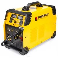 Сварочный аппарат Powermat PM-IMG-220L-PRO 230 В полуавтоматическая (MIG/ MAG), ручная дуговая (MMA), аргонно-дуговая (TIG)/ Желтый photo 4