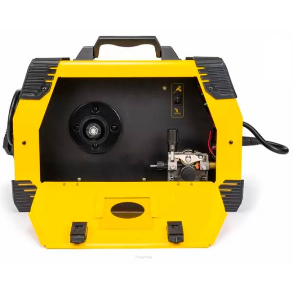Aparat de sudat Powermat PM-IMG-220L-PRO 230 V semiautomat (MIG/ MAG), cu electrod (MMA), cu gaz inert (TIG)/ Yellow photo 5